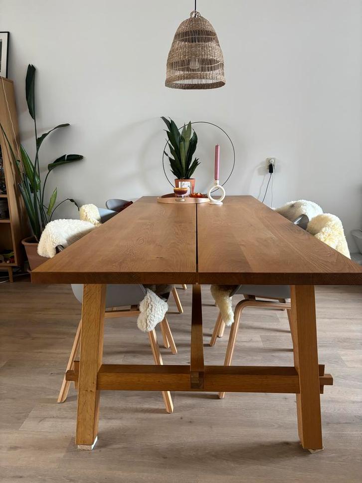 IKEA Möckelby eettafel, Huis en Inrichting, Tafels | Eettafels, Gebruikt, 100 tot 150 cm, 200 cm of meer, Vijf personen of meer