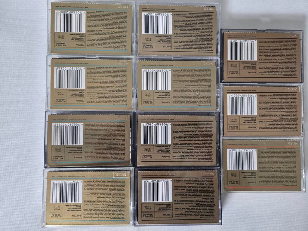 11 Maxell Cassettebandjes, Cd's en Dvd's, Cassettebandjes, Ophalen of Verzenden, Zo goed als nieuw, Overige genres, 2 t/m 25 bandjes