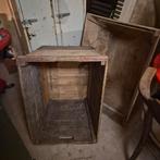 Stoere oude druivenpluk bakken - Vintage houten kisten, Ophalen