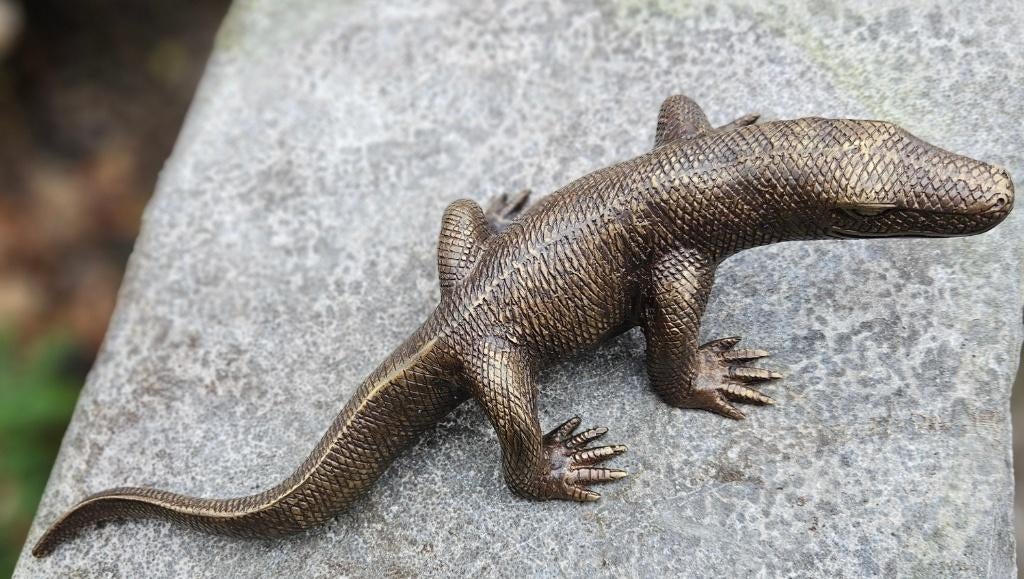VARAAN / COMODOVARAAN / RECHTS KIJKEND, Verzamelen, Dierenverzamelingen, Ophalen of Verzenden, Nieuw, Reptiel of Amfibie, Beeldje of Figuurtje