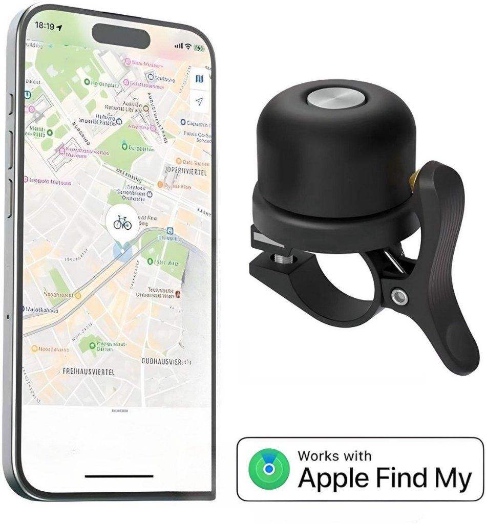 Fietsbel inclusief Tag geschikt voor Apple, Ophalen of Verzenden, Nieuw