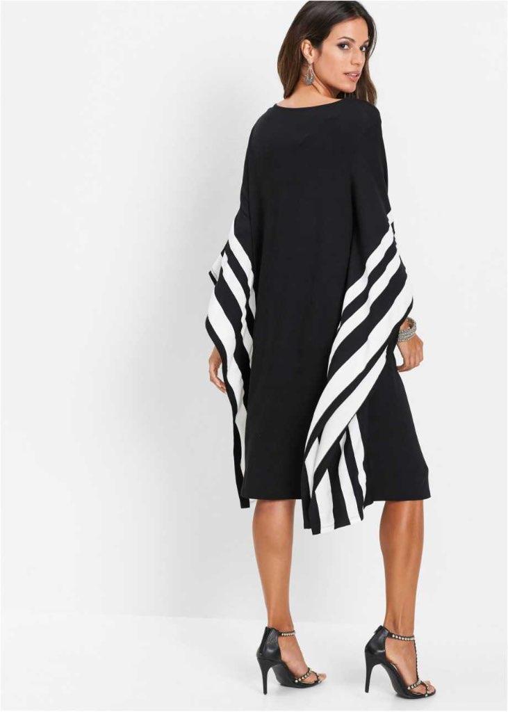 Bon Prix wijd zwart/wit kaftan/top maat 52/54 (2XL), Zwart, Maat 46/48 (XL) of groter, Ophalen of Verzenden, Zo goed als nieuw