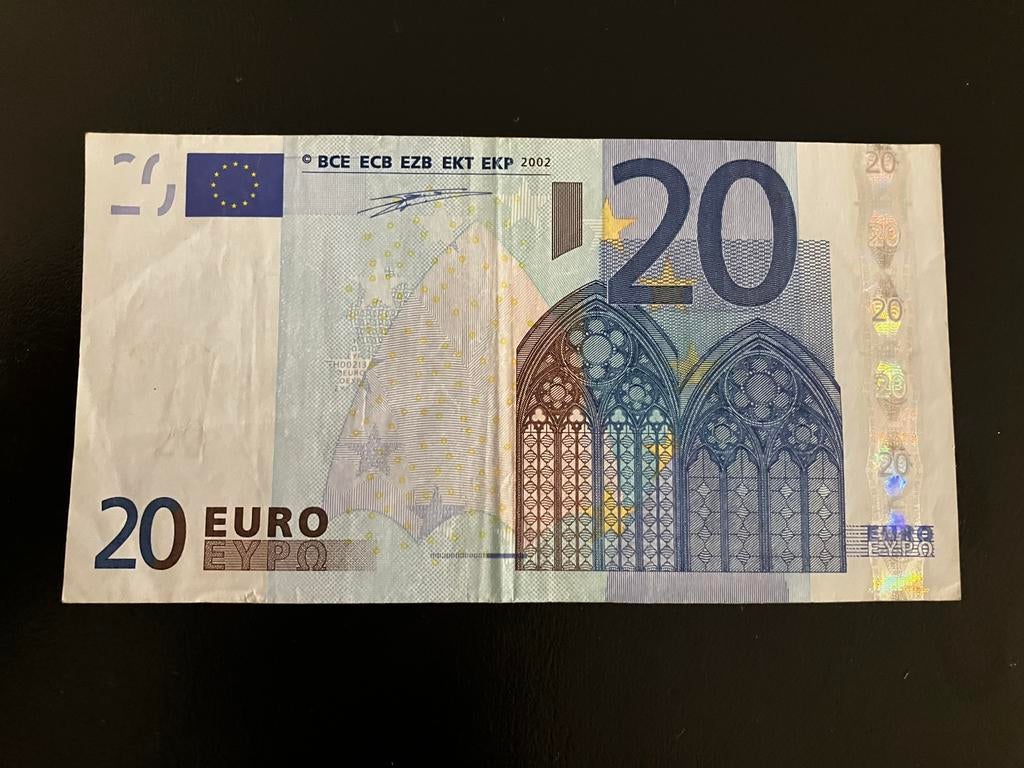 €20,- Duisenberg - Ierland (T) - H002, Postzegels en Munten, Bankbiljetten | Europa | Eurobiljetten, Ophalen of Verzenden, Ierland