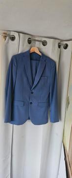 Lichtblauw WE fashion slim fit pak - maat 42, WE, Blauw, Ophalen of Verzenden, Zo goed als nieuw