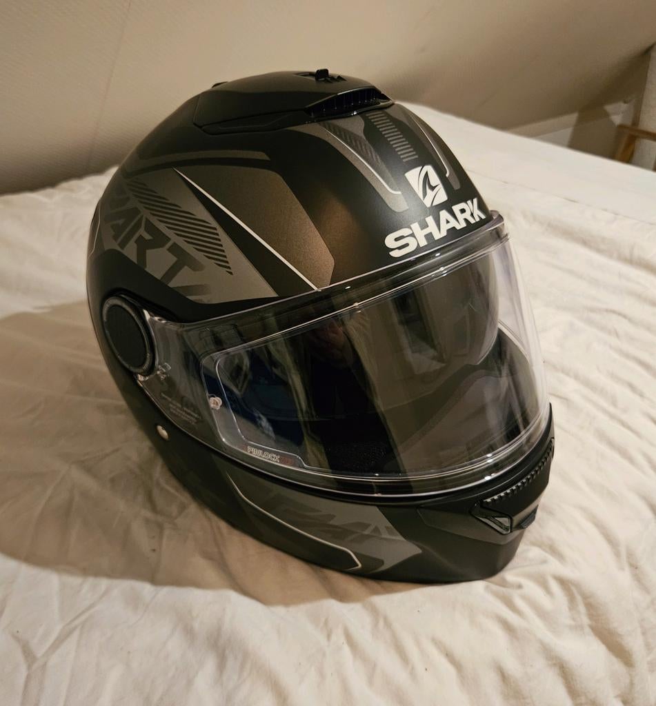 Helm Shark Spartan Karken Mat Maat S, Motoren, Ophalen, Shark, Integraalhelm, S