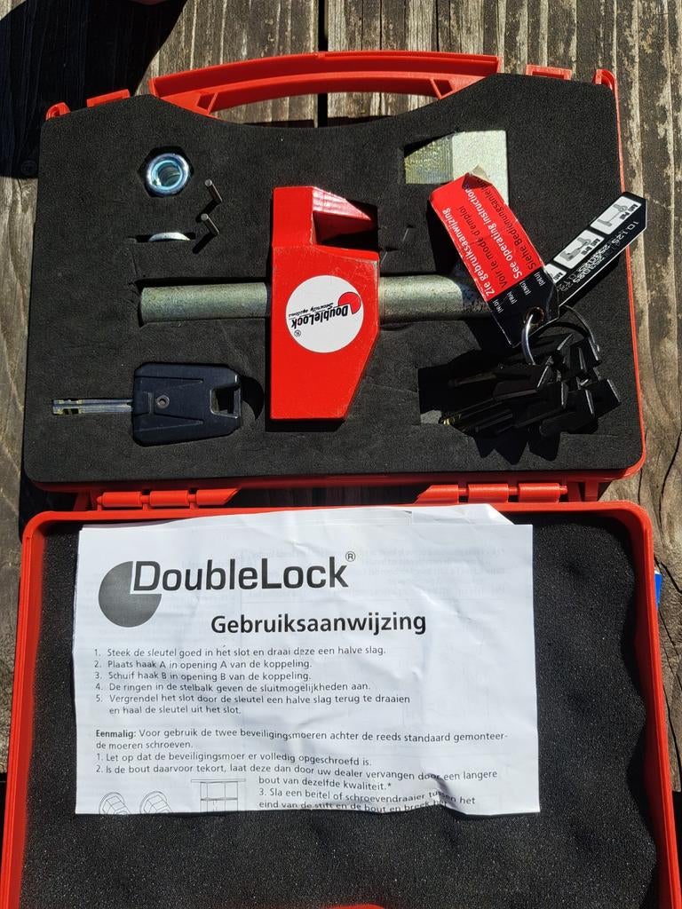 DoubleLock Disselslot / Koppeling slot - Nieuwstaat, Ophalen of Verzenden, Zo goed als nieuw