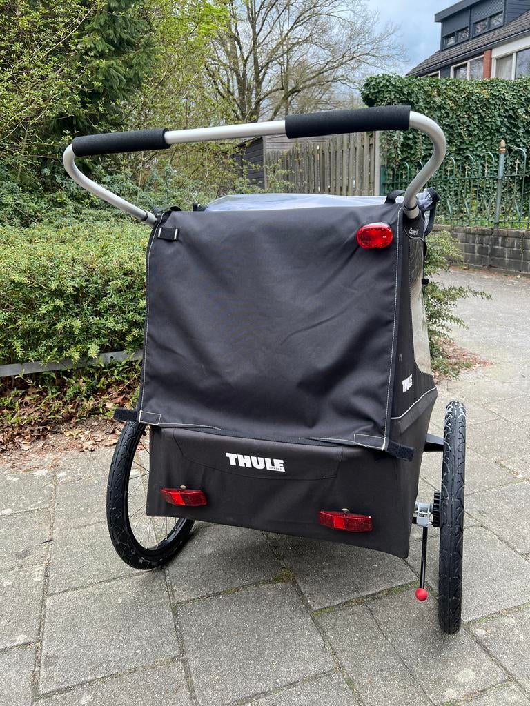 Thule Coaster XT fietskar, Ophalen, Opvouwbaar, Zo goed als nieuw, Kinderkar