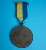 Medaille, 12 juni 1994 3M marathon Leiden., Ophalen of Verzenden, Brons, Nederland