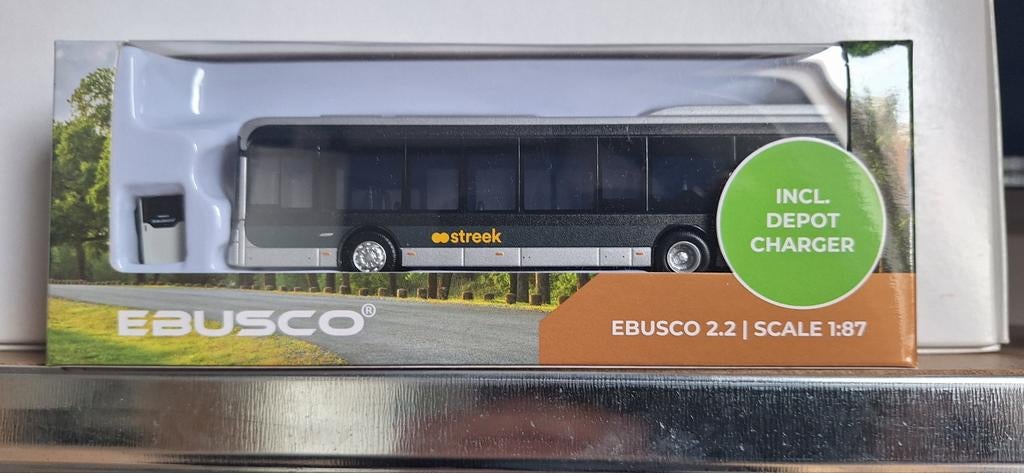 Te koop Modelbus Holland Oto Ebusco 2.2 lijn 163 Groningen, Hobby en Vrije tijd, Ophalen of Verzenden, Zo goed als nieuw, Bus of Vrachtwagen