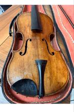 Antieke 4/4 viool met koffer en strijkstok, Ophalen of Verzenden, Gebruikt