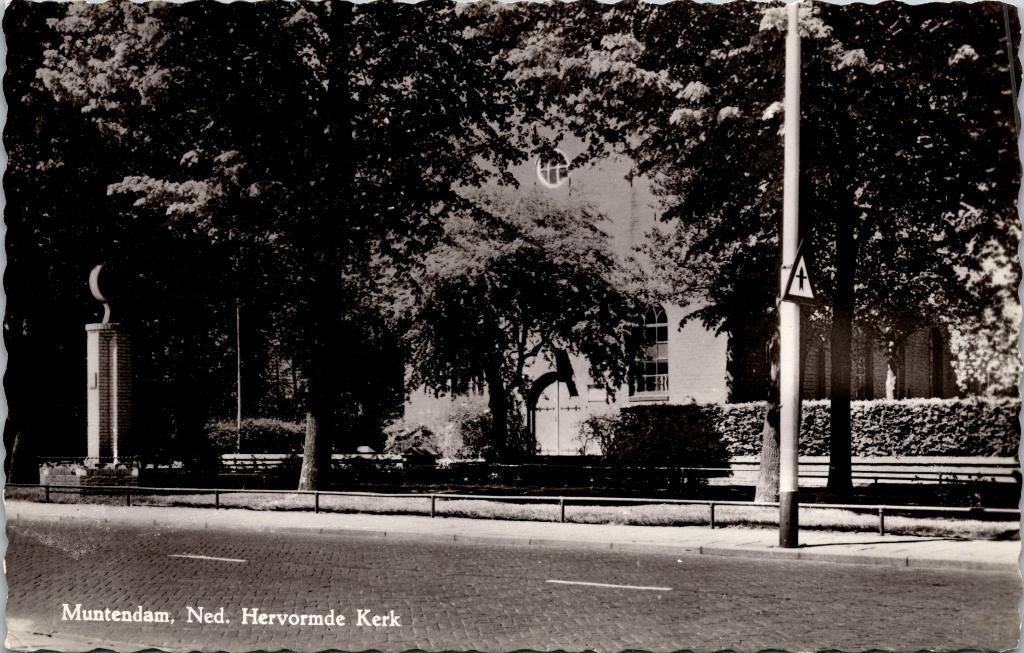 Muntendam - Ned. Hervormde Kerk (1966), Verzenden, 1960 tot 1980, Gelopen, Groningen