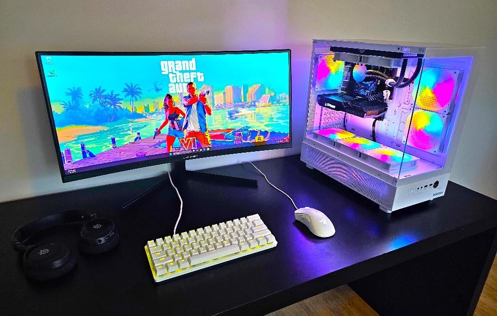 Complete RTX 3060 Game PC / Gaming Computer!, Virtual Reality, 1000 GB, Zo goed als nieuw, SSD