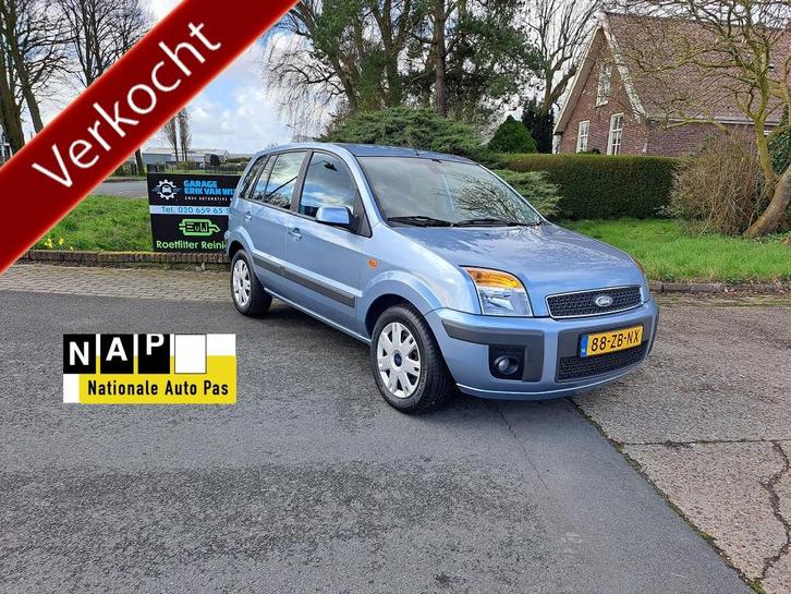 Ford Fusion 1.6-16V Ghia Automaat/Airco (bj 2007), Auto's, Ford, Bedrijf, Te koop, Fusion, ABS, Airbags, Airconditioning, Alarm