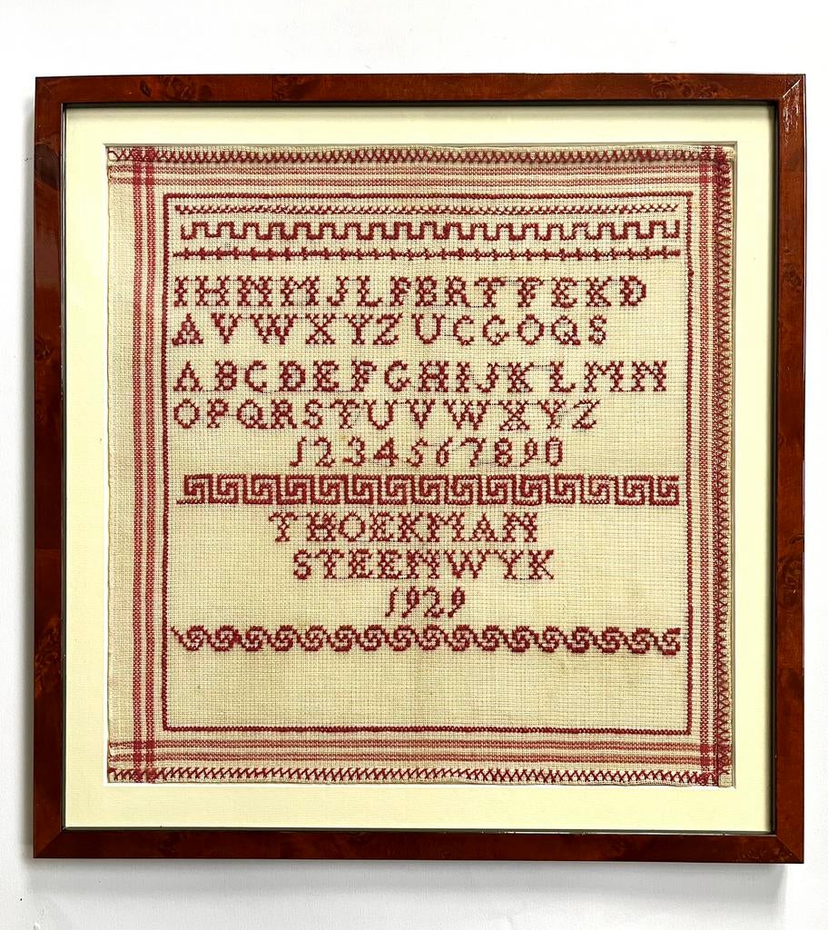 Merklap T. Hoekman Steenwijk 1929, Ophalen of Verzenden