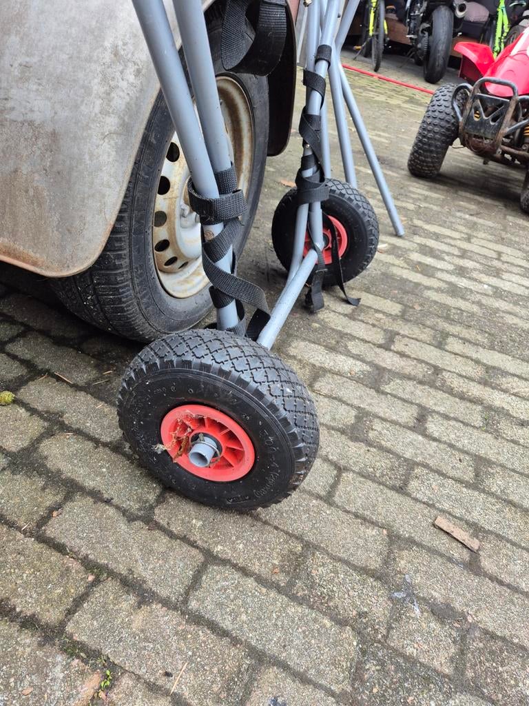 Kano/kajak kar - Handige transportkar voor op het water, Ophalen, Gebruikt, 1-persoons