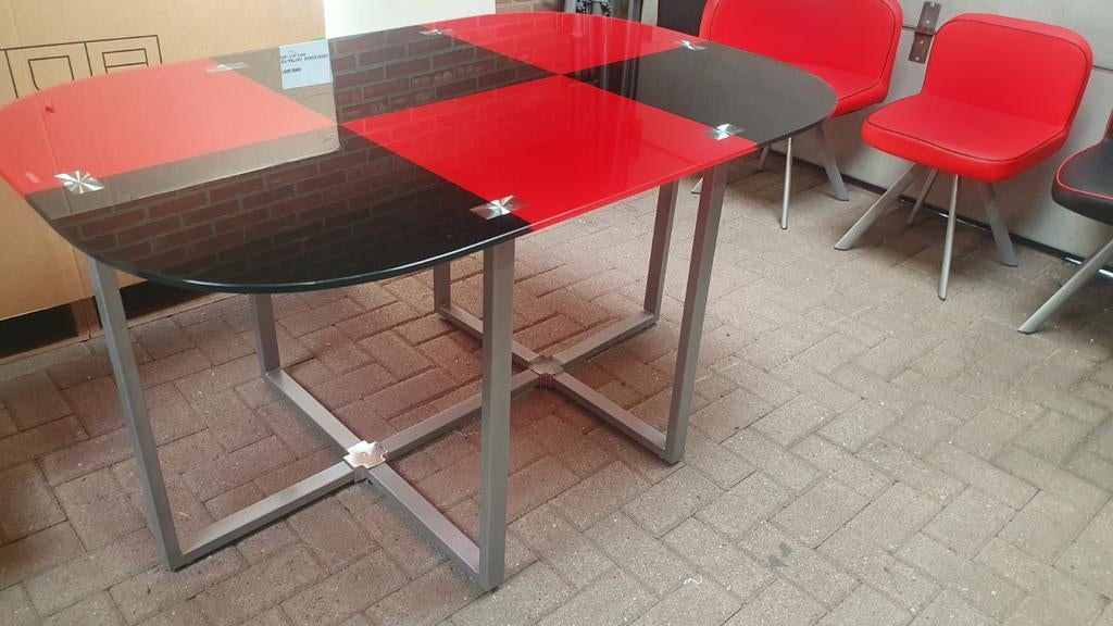Amerikaanse stijl mozaïek tafel met 6 stoelen, Ophalen, Nieuw, Nvt, Nvt