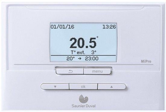 Bulex MiPro draadlose thermostaat met buitensensor, Ophalen of Verzenden, Nieuw