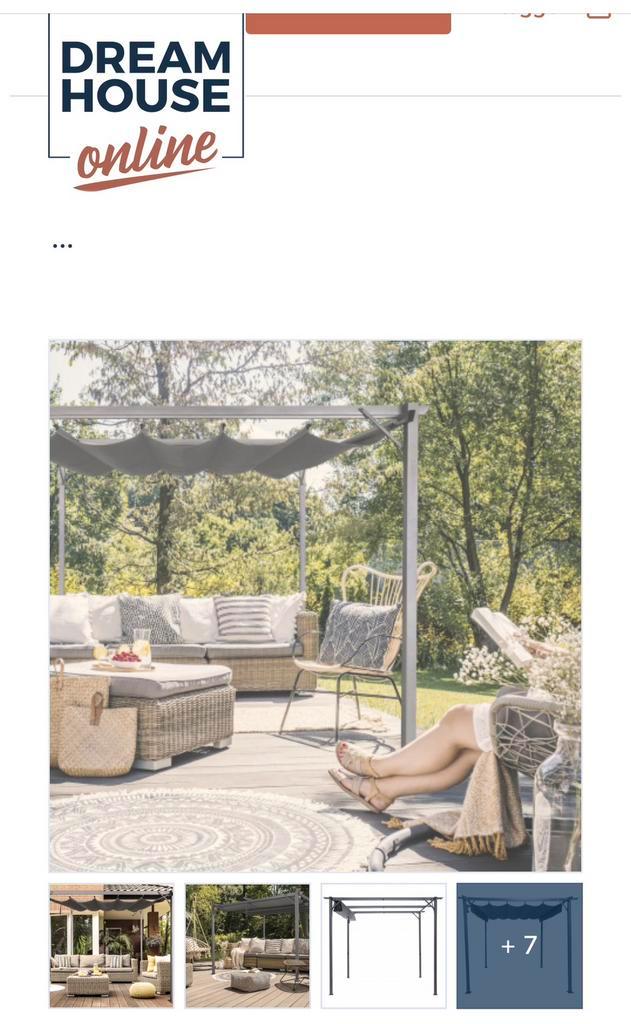 Intimo Gazebo/ Prieel Antraciet, Tuin en Terras, Overkappingen, Zo goed als nieuw, Ophalen