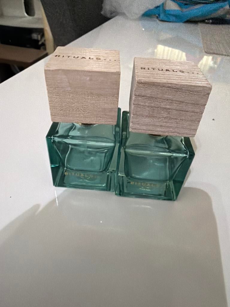 2 lege Rituals flesjes - wie maken we er blij mee?, Ophalen of Verzenden, Gebruikt