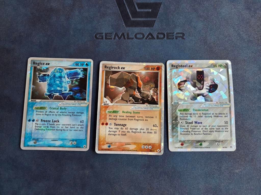 Regice, Regirock & Registeel EX, Ophalen of Verzenden