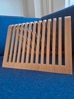 Vintage houten LP Houder / Platenstandaard, Ophalen of Verzenden, Gebruikt, Hout, Cd's