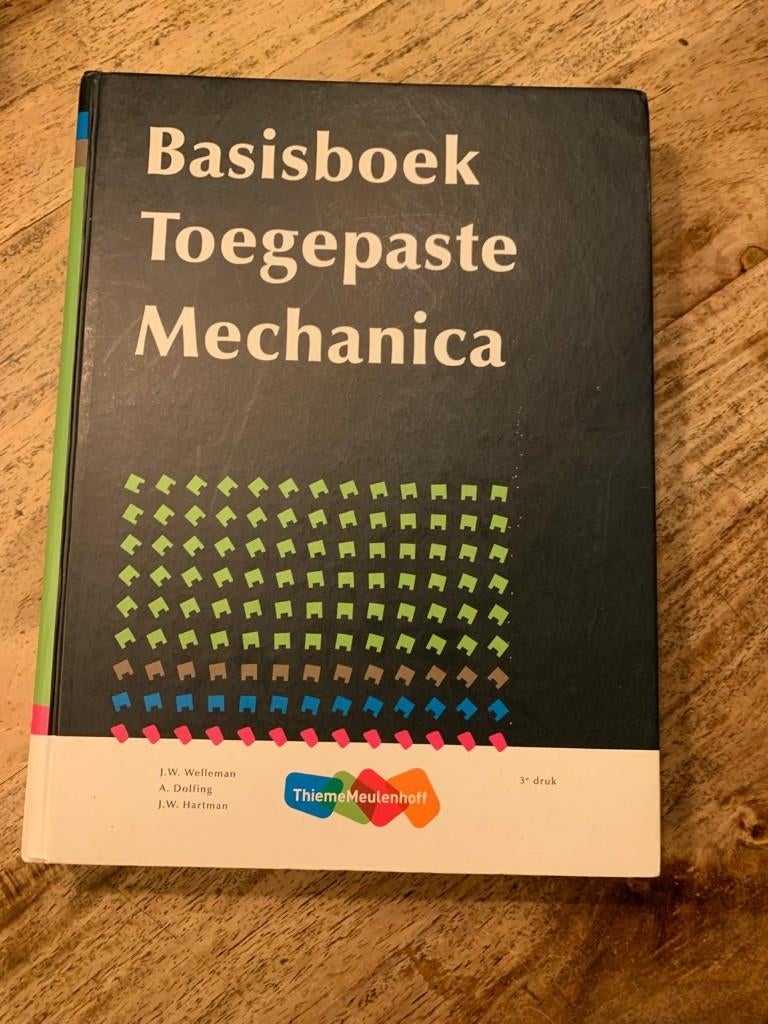 Basisboek toegepaste mechanica, Boeken, Studieboeken en Cursussen, Gelezen, ThiemeMeulenhoff, Beta, HBO