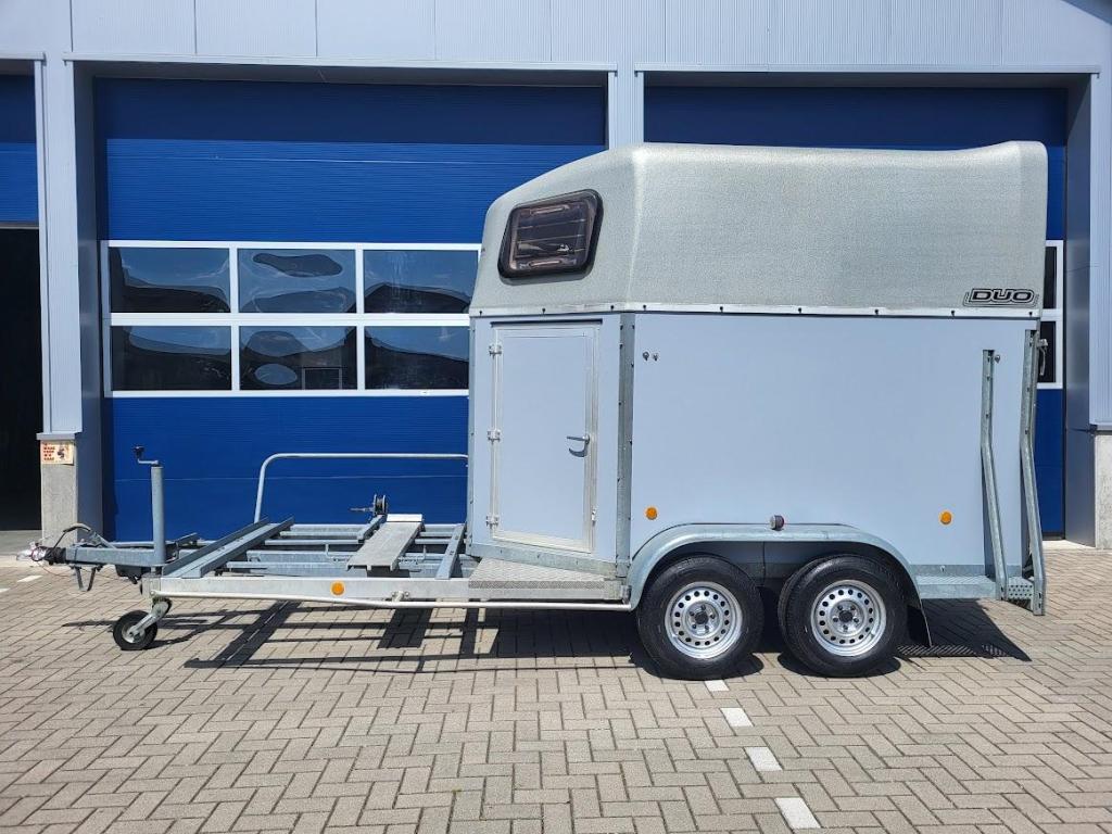 Bockmann Koets / mentrailer nieuwe bodem/wanden garantie**, Gebruikt, Overige materialen, 2-paards trailer