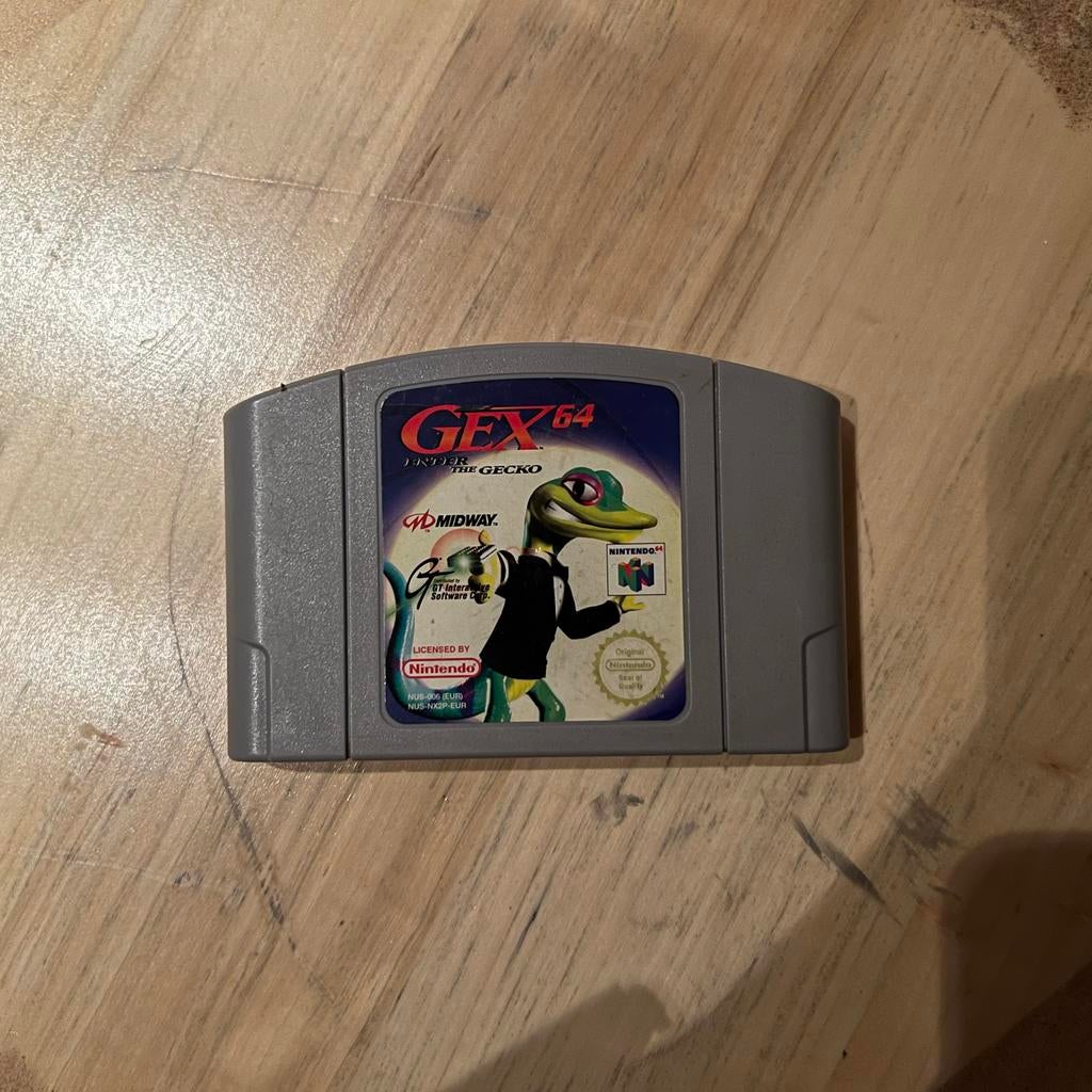 Gex 64 Nintendo 64, Gebruikt, 1 speler, Ophalen of Verzenden, Platform