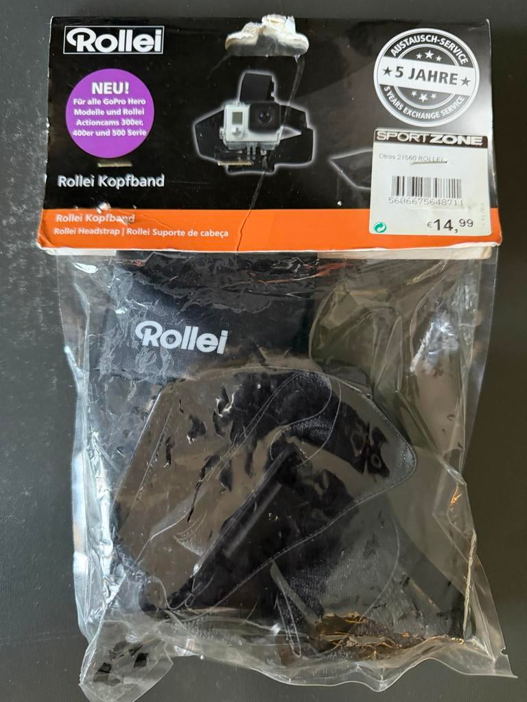 Rollei Hoofdband voor actiecamera's, Ophalen of Verzenden, Nieuw, Rollei