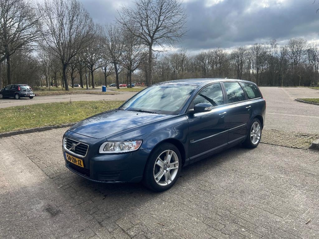 Volvo V50 | 2.0 Benzine | 2008 | Blauw | APK t/m feb 2027, Auto's, Volvo, Particulier, V50, ABS, Airbags, Airconditioning, Boordcomputer