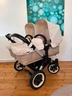 Bugaboo donkey twin, Gebruikt, Bugaboo, Verstelbare duwstang, Ophalen