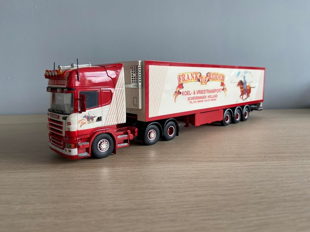 Tekno Scania R serie Frank De Ridder Voorloper, Ophalen, Nieuw, Bus of Vrachtwagen, Tekno