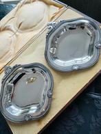Antieke Phenix Verzilverde Schalen met Schelpdetails in Cass, Antiek en Kunst, Verzenden