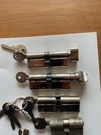 cilindersloten, Ophalen of Verzenden, Gebruikt, Rvs, Slot