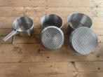 D949 Licht aluminium pannen steelpan kampeerpannen, Ophalen of Verzenden, Gebruikt