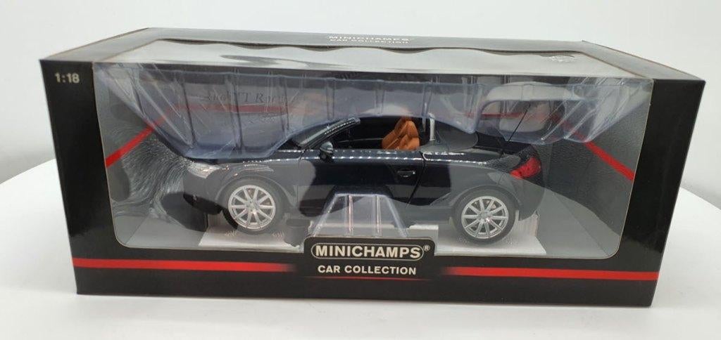 AUDI TT ROADSTER RHD 8J BLACK METAL 2006 MINICHAMPS 1:18 1/18 150015030 MKII