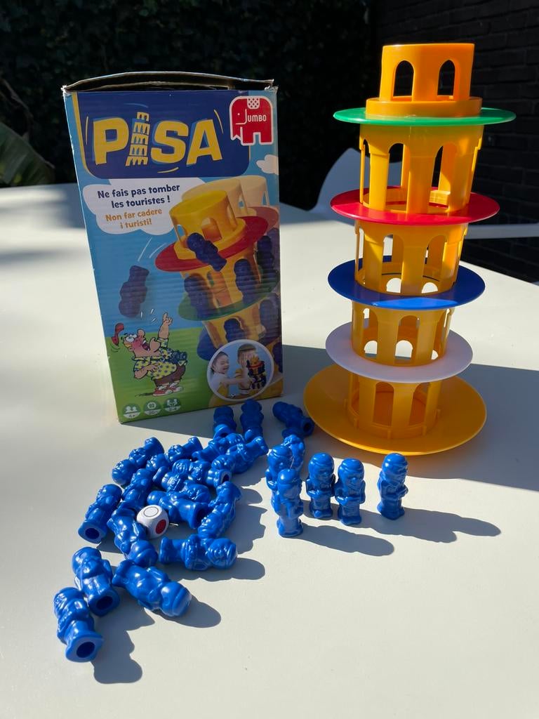 Jumbo De toren van Pisa spel zgan, Ophalen of Verzenden, Zo goed als nieuw