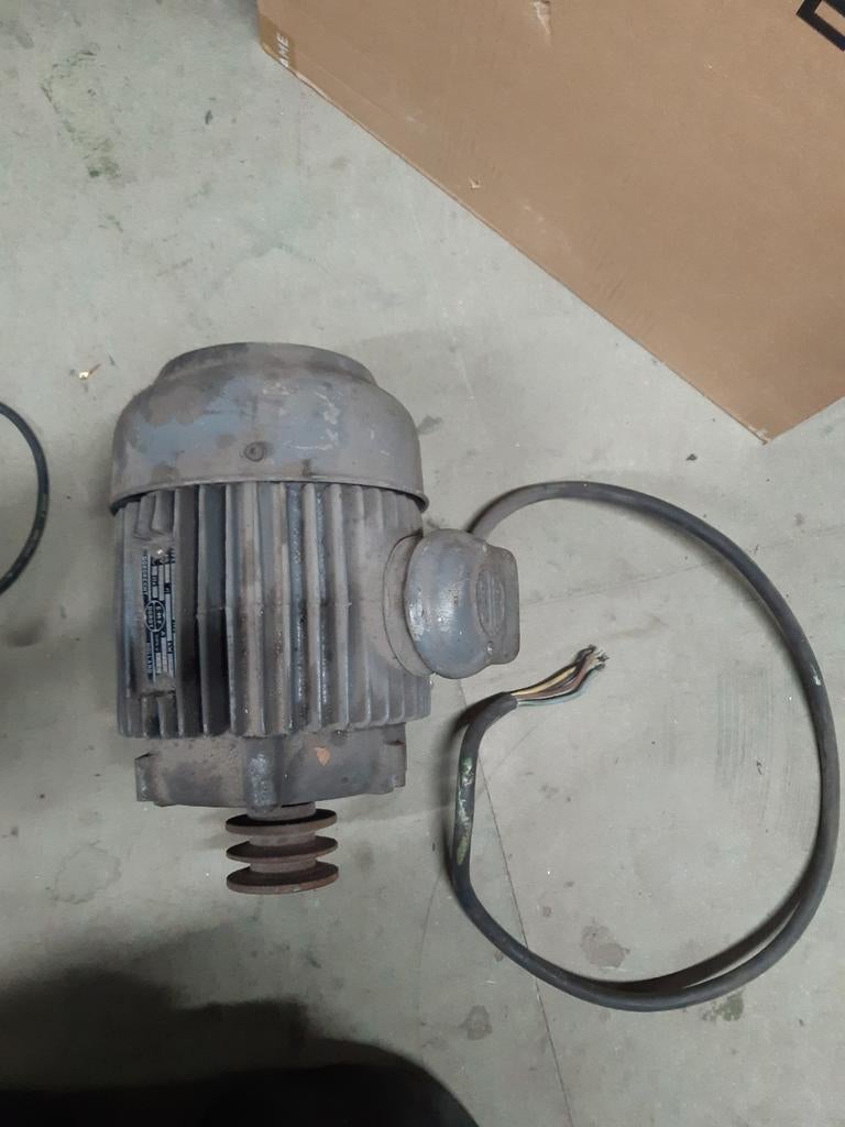 Elektromotor 380V 0.24kw, Ophalen, Gebruikt, Elektromotor