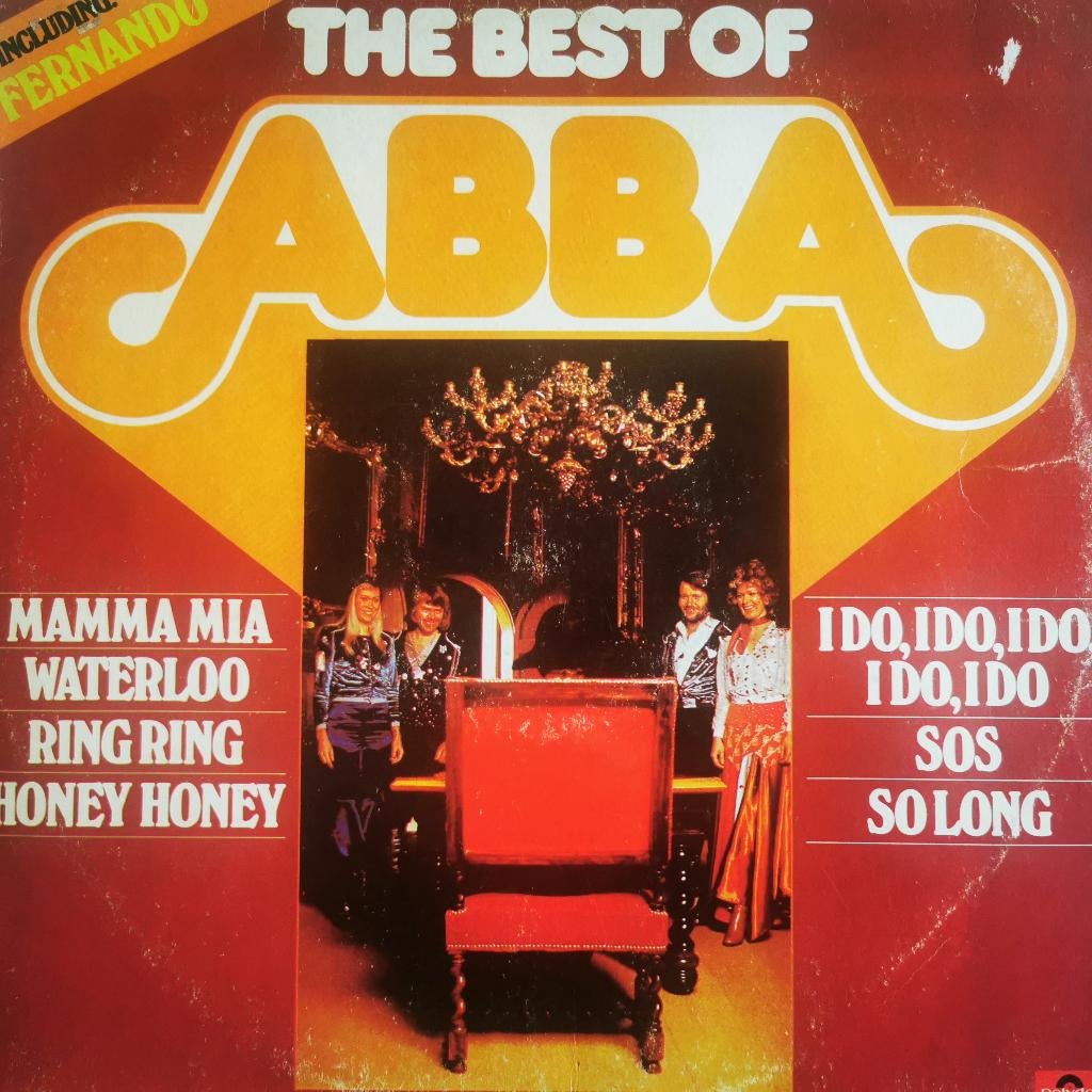 AbbA - The Best Of Abba  Lp, Cd's en Dvd's, Vinyl | Pop, Ophalen of Verzenden, Gebruikt, 12 inch