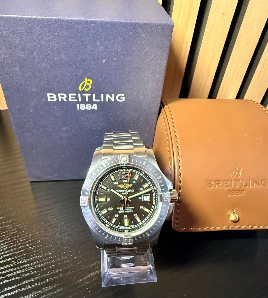 prachtige Breitling Colt Full Set - Topstaat, Ophalen, Staal, Breitling, Polshorloge