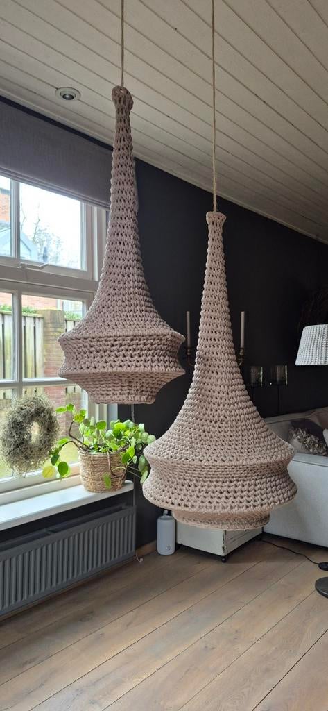 Gehaakte Marokkaanse kroonluchters/lampen, Ophalen, Nieuw, Boho Ibiza