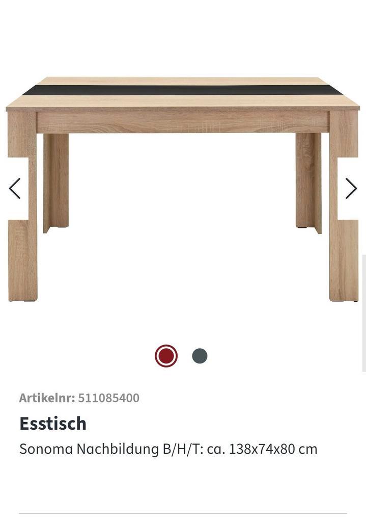 Eettafel Sonoma Nachbildung - Wegens overbodigheid, Huis en Inrichting, Tafels | Eettafels, Gebruikt, 100 tot 150 cm, 100 tot 150 cm