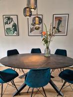 Volledige eetkamerset, Ophalen, Ovaal, 200 cm of meer, 100 tot 150 cm