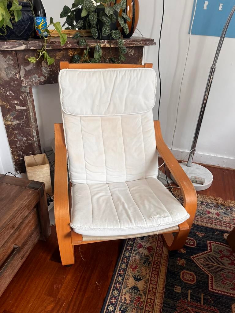 Ikea Poang faiteuil, Ophalen, 75 tot 100 cm, Zo goed als nieuw, 50 tot 75 cm