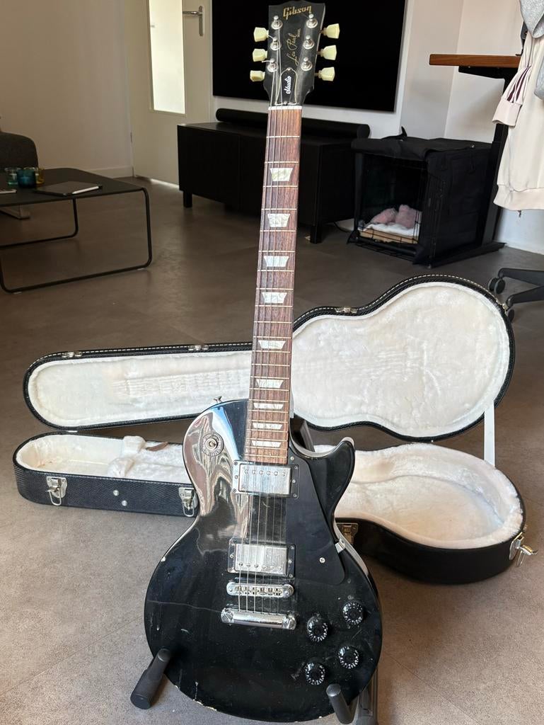 Gibson Les Paul Studio 2009 Ebony USA + originele hardcase, Ophalen, Gebruikt, Solid body, Gibson