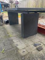 granieten tafel, Tuin en Terras, Tuintafels, Ophalen, Gebruikt, Rechthoekig, Overige materialen
