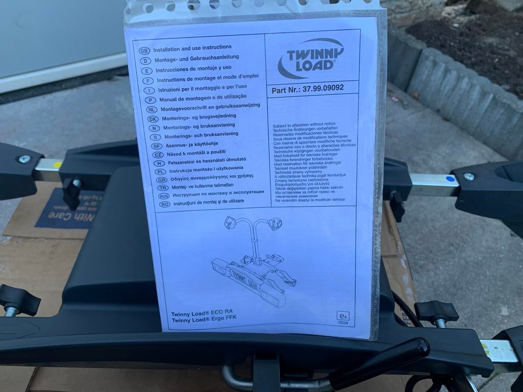 Twinny Load Fietsendrager - Zo goed als nieuw, Ophalen, Zo goed als nieuw