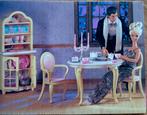 Barbie eetkamer + kleding, Ophalen of Verzenden, Zo goed als nieuw, Barbie