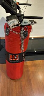 Bokszak met ophangketting en handschoenen, Sport en Fitness, Ophalen, Bokszak