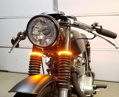 Knipperlicht LED strips + tiewrap & zelfklevend, Motoren, Tuning en Styling, Ophalen of Verzenden